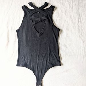 Express strappy cross front bodysuit